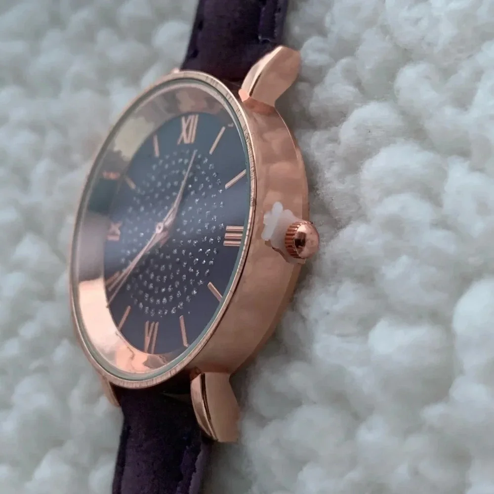 2/$25 New Ladies fashion watch - plum